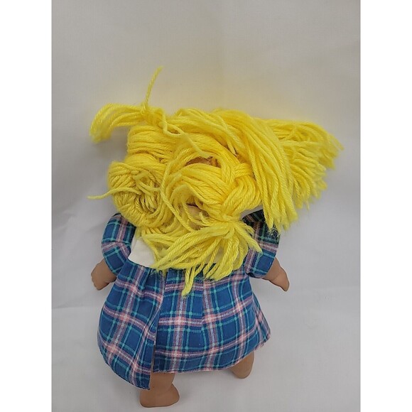 Sweet BABY DOLL with Yellow Hair Dress Sleep Eyes 9" CEAN TOYS - Picture 8 of 16